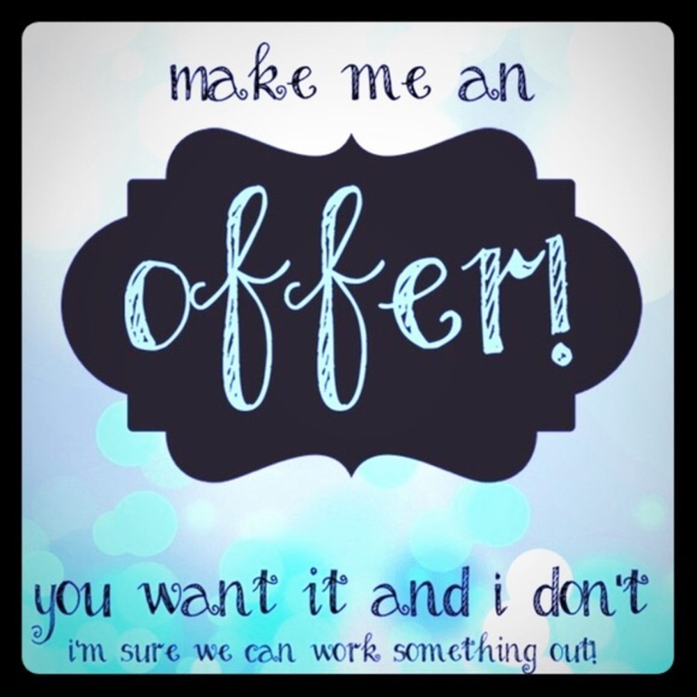 Willing to negotiate, hit that offer button!